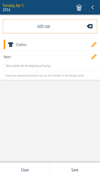Expense manager & tracker — screenshot 3
